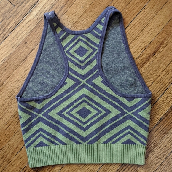 Knit Racerback Crop Top - Picture 2 of 3